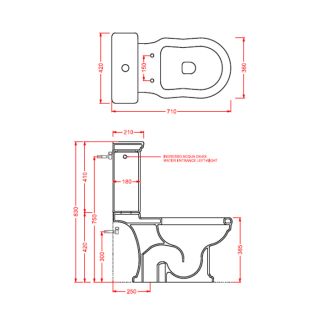Унитаз Artceram HERMITAGE HEV008 01 00 bi белый